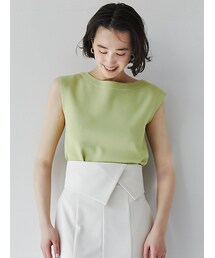 LAGUNAMOON | ミニマルボートネックニットプルオーバー(ニット/セーター)