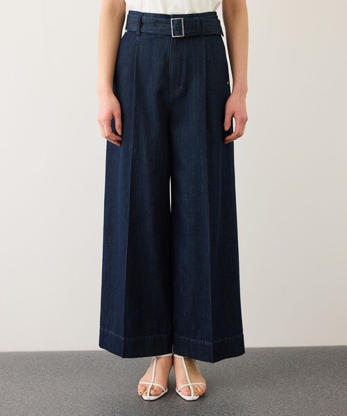 ROPE'（ロペ）の「ライトテンセルデニムベルテッドワイドパンツ（その他パンツ・レディース・ネイビー・34/36/38）」の17枚目の写真