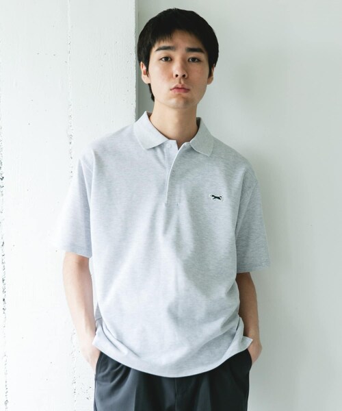 URBAN RESEARCH DOORS(アーバンリサーチドアーズ)の「『別注』PENNEYS×DOORS THE FOX 鹿の子 ポロシャツ(ポロシャツ・メンズ・ASHGRAY/MINT/NAVY/CHARCOAL・M/L)」の6枚目の写真