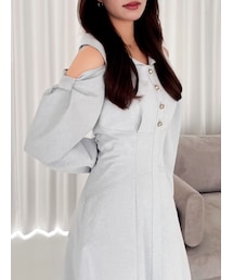 dazzlin | ショルダーリボンシェイプワンピース(ワンピース)