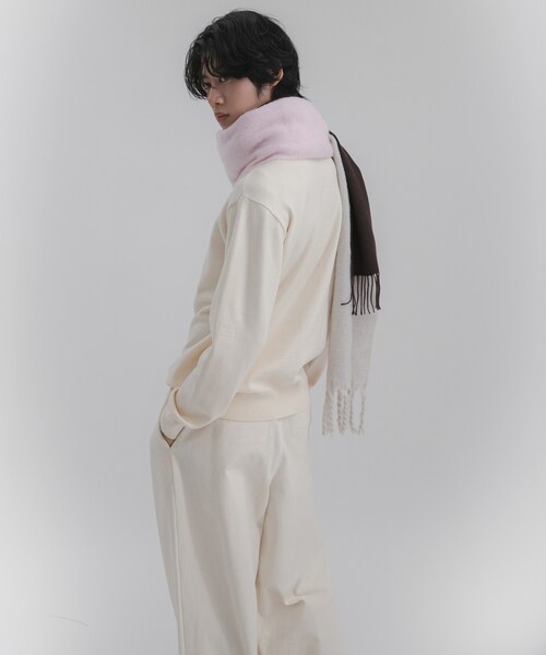 SENSE OF PLACE by URBAN RESEARCH（センスオブプレイスバイアーバンリサーチ）の「『一部WEB限定カラー』『洗濯可/毛玉防止』ストレッチモックネックニット（ニット/セーター・メンズ・IVORY/BLACK/NAVY/RED/BROWN/CHARCOAL/BEIGE/MINT/MUSTARD・M/L）」の18枚目の写真