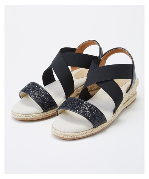 nissen（ニッセン）の「【ゆったり幅広】クロスゴムサンダル（低反発中敷）（選べるワイズ）（サンダル・メンズ・黒/ネイビー/【移行済み】赤/キャメル/シルバー/モカ/【移行済み】パープル/【移行済み】グリーン/【移行済み】ピンク/ネイビーボーダー/アイボリー/ダークブラウン/アプリコット/ソフトカーキ/グレープ/レオパード柄/黒ラメ×黒/シルバーラメ×グレー/ゴールドラメ×ベージュ/パイソン柄×オーク・M=23.0~23.5cm/4E/L=24.0~24.5cm/4E/L=24.0~24.5cm/5E/LL=25.0~25.5cm/4E/LL=25.0~25.5cm/5E/3L=26.0~26.5cm/5E）」の21枚目の写真