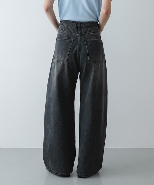 SENSE OF PLACE by URBAN RESEARCH(センスオブプレイスバイアーバンリサーチ)の「カーブデニム(デニムパンツ・レディース・BEIGE/D.INDIGO/GRAY/MINT・S/M/L)」の9枚目の写真
