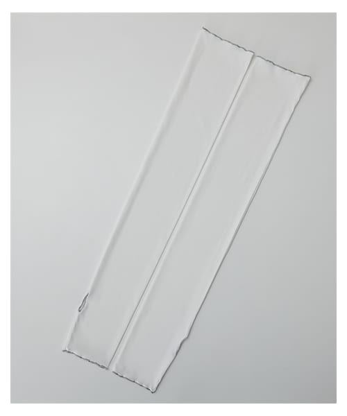 nissen（ニッセン）の「ヤケタクナイノ冷感UVリブメローゆったりアームカバー（選べる3サイズ）（手袋・メンズ・黒/ライトグレー/ブルー/ピンク/モカ/オフホワイト・1=M~L/2=LL~3L/3=4L~5L）」の8枚目の写真