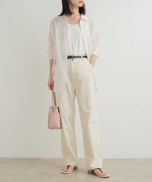 URBAN RESEARCH DOORS(アーバンリサーチドアーズ)の「デニムワイドパンツ(デニムパンツ・レディース・NATURAL/INDIGO・S/M/L)」の14枚目の写真