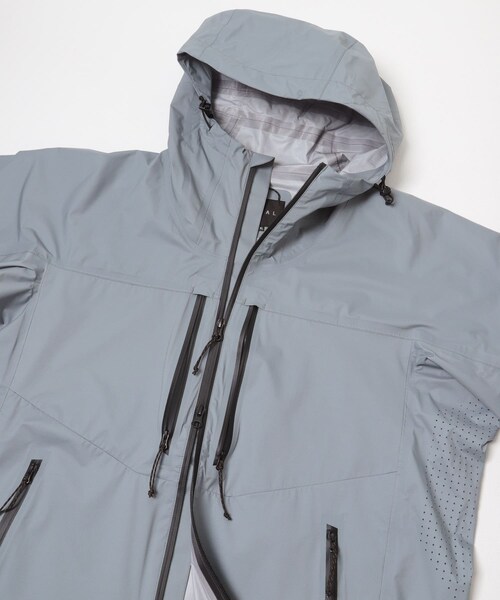 EKAL（エカル）の「HIKE SHELL JACKET（テーラードジャケット・メンズ・Light Grey/Greige・M/L/XL）」の5枚目の写真