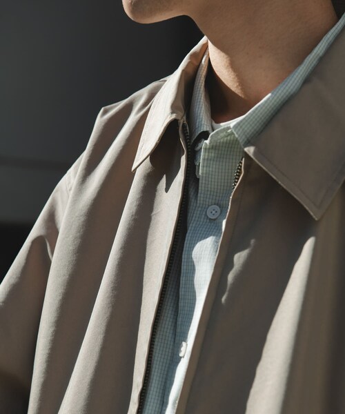 URBAN RESEARCH DOORS（アーバンリサーチドアーズ）の「ヘムシャーリング フルジップ ブルゾン（ブルゾン・メンズ・BEIGE/NAVY・M/L）」の11枚目の写真