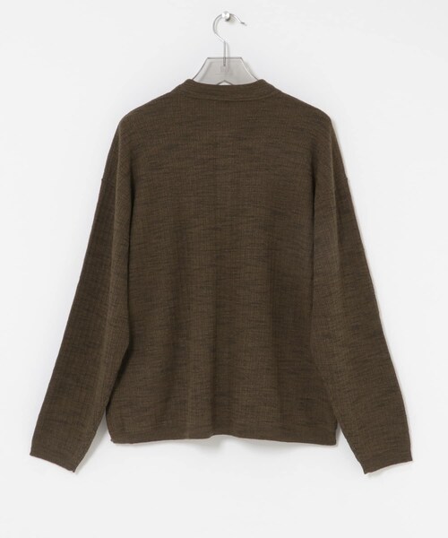 URBAN RESEARCH(アーバンリサーチ)の「crepuscule Crepe Knit Shirt(シャツ/ブラウス・メンズ・BROWN/BLACK・1/2)」の12枚目の写真
