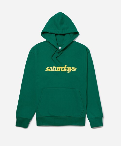 Saturdays NYC（サタデーズ ニューヨークシティ ）の「Ditch Movement Hoodie（パーカー・メンズ・ブラック/グリーン・L/M/S/XL）」の10枚目の写真