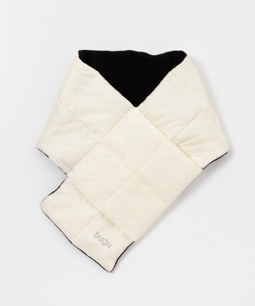 SENSE OF PLACE by URBAN RESEARCH(センスオブプレイスバイアーバンリサーチ)の「TAION BASIC DOWN SCARF(マフラー・メンズ・OFF WHITE/BLACK/D.NAVY/D.GREEN/S.BEIGE・one)」の11枚目の写真