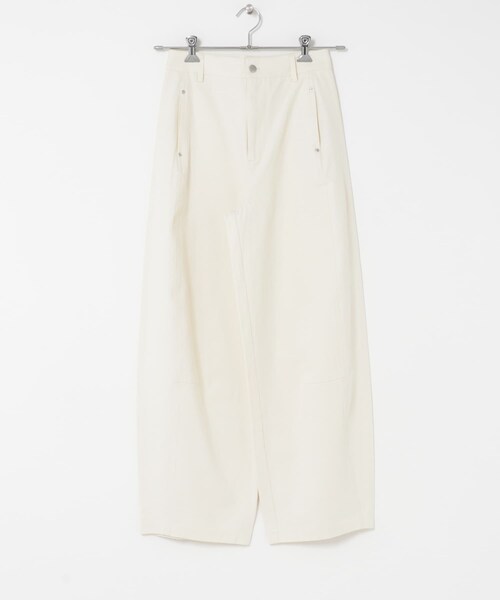 SENSE OF PLACE by URBAN RESEARCH（センスオブプレイスバイアーバンリサーチ）の「バレルレッグチノパンツ（チノパンツ・レディース・IVORY/Y.BEIGE/CHARCOAL・S/M/L）」の11枚目の写真