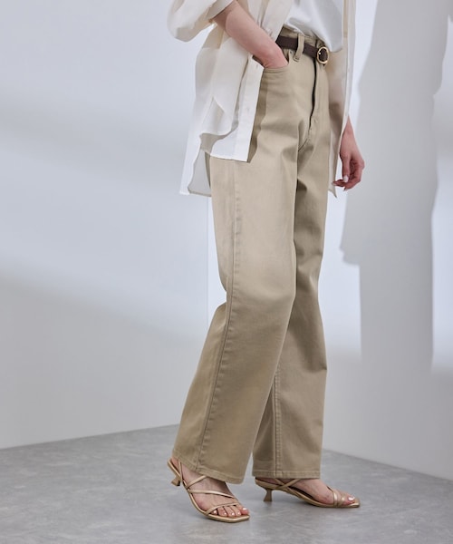 ROPE' PICNIC（ロペピクニック）の「【新色追加】【ウエスト革命デニム】ウエストシェイプハイライズマムジーンズ（デニムパンツ・レディース・ピンク/ベージュ・36/38/40）」の11枚目の写真