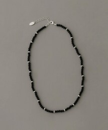 SMELLY | ブラックビーズネックレス(ネックレス)
