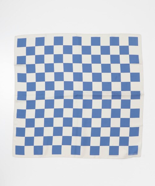URBAN RESEARCH（アーバンリサーチ）の「MANNER MARKET　The kelly silk scarf（バンダナ/スカーフ・レディース・Lavender O/Blue W/Brown B・-）」の7枚目の写真