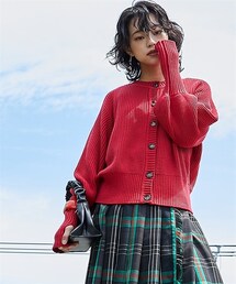 GEVS. | 大きいサイズ２WAYニットカーディガンGEVS.(カーディガン/ボレロ)