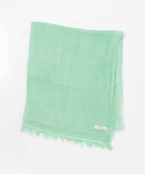 URBAN RESEARCH Sonny Label（アーバンリサーチサニーレーベル）の「イタリア製ラメストール（ストール/ショール・レディース・オフ/ミント/グレー・one）」の14枚目の写真