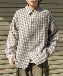 FORK&SPOON | FORK&SPOON　リネンカバーオールシャツジャケット(その他アウター)