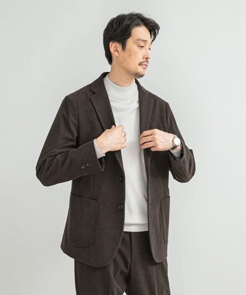 URBAN RESEARCH DOORS（アーバンリサーチドアーズ）の「LIFE STYLE TAILOR　マシンウォッシャブルハイゲージモックニット（シャツ/ブラウス・メンズ・IVORY/NAVY/杢CHARCOAL/杢BROWN・M/L）」の17枚目の写真