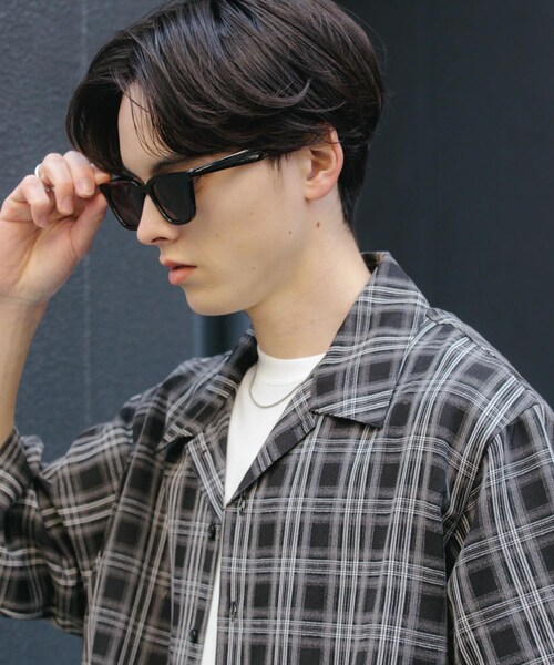 SENSE OF PLACE by URBAN RESEARCH(センスオブプレイスバイアーバンリサーチ)の「キャットアイサングラス(メガネ・メンズ・BLK×BLU/BLACK/CLR BRN・one)」の13枚目の写真