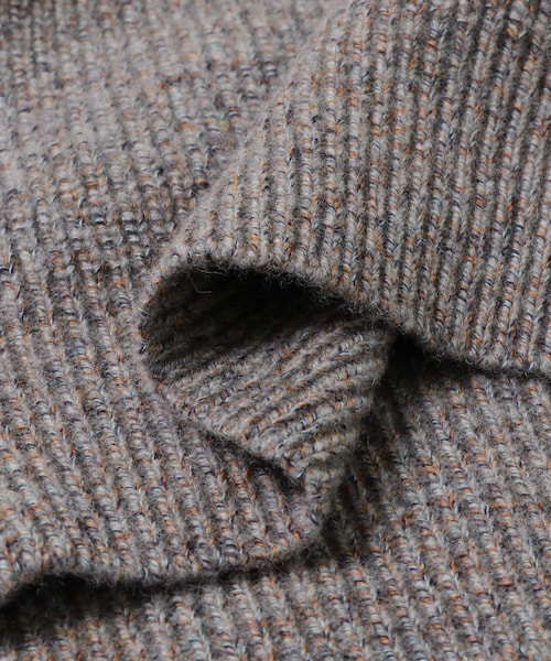 URBAN RESEARCH（アーバンリサーチ）の「ULTERIOR　WOOL COTTON RIB DRIVERS KNIT（テーラードジャケット・メンズ・BLACK MIX/GREY MIX/PURPLE MIX・M/L）」の16枚目の写真