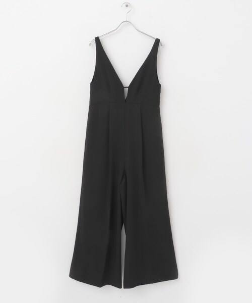 URBAN RESEARCH ROSSO（アーバンリサーチロッソ）の「ワイドパンツデザインオールインワン（サロペット/オーバーオール・レディース・BLACK/BEIGE・36/38）」の12枚目の写真