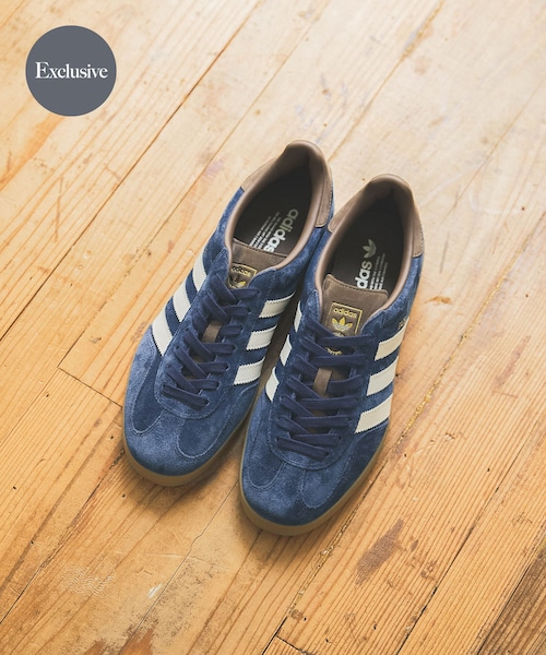 URBAN RESEARCH DOORS（アーバンリサーチドアーズ）の「adidas　EXCLUSIVE GAZELLE INDOOR（スニーカー・メンズ・BROWN/INDIGO・22.5/23/23.5/24/24.5/25）」の2枚目の写真
