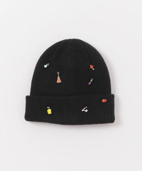 URBAN RESEARCH DOORS（アーバンリサーチドアーズ）の「LY　PLAY KNITWATCH（キャップ・レディース・BLACK/WHITE・One）」の2枚目の写真