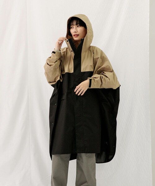 EKAL（エカル）の「Kiu別注ポンチョ（レインコート/ポンチョ・メンズ・BK-GRY/BEG-BK/BEG-CAM・One）」の18枚目の写真
