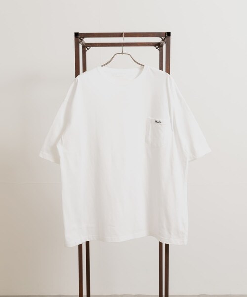 THE GOODLAND MARKET（ザグッドランドマーケット）の「That’s　the Tee Tag&Pocket（Tシャツ/カットソー・メンズ・WH・M/L/XL）」の3枚目の写真