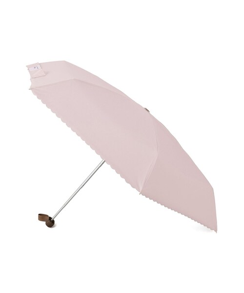 ROPE' PICNIC(ロペピクニック)の「【Wpc.】遮光ビジューボタンmini 折りたたみ日傘/UVカット・晴雨兼用(折りたたみ傘・レディース・ブラック/ホワイト/ピンク・F)」の4枚目の写真