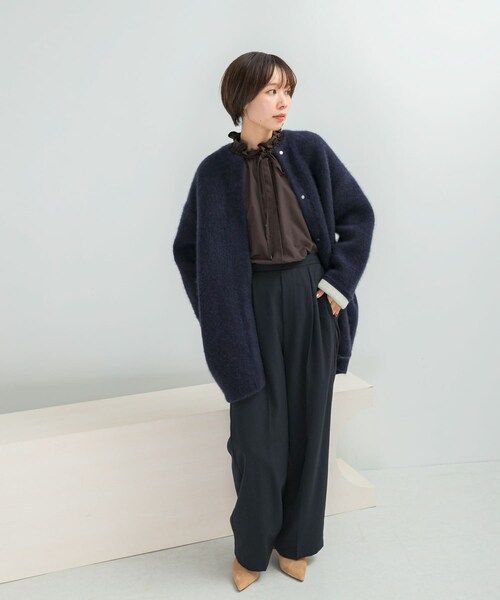 URBAN RESEARCH ROSSO（アーバンリサーチロッソ）の「『別注』ELENDEEK×ROSSO　CN RACCOON MIX WCD（カーディガン/ボレロ・レディース・D.MIX/L.MIX・1/2）」の15枚目の写真