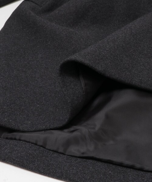 URBAN RESEARCH DOORS（アーバンリサーチドアーズ）の「ウールメルトンステンカラーコート（ステンカラーコート・メンズ・CHECK/CHARCOAL/BLACK・M/L）」の15枚目の写真