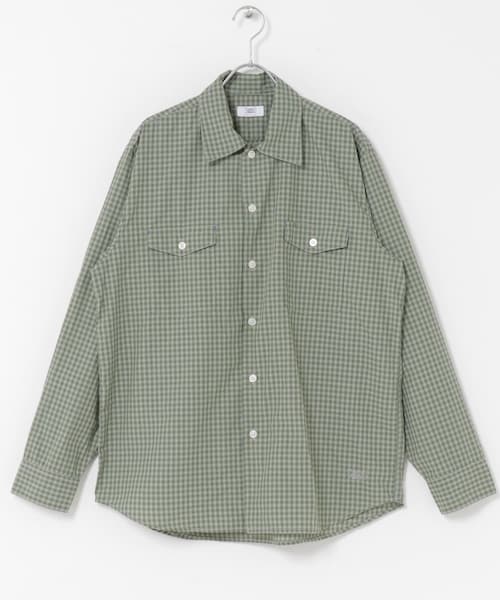 URBAN RESEARCH DOORS（アーバンリサーチドアーズ）の「SMITH　BROOKLYN WORK SHIRTS（シャツ/ブラウス・レディース・OLIVE/BLUE/GREY・S）」の17枚目の写真