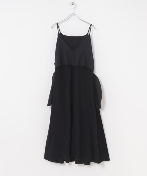 URBAN RESEARCH ROSSO（アーバンリサーチロッソ）の「2WAYキュプラ混キャミワンピース（ワンピース・レディース・LIGHTBEIGE/BLUE/BLACK・Free）」の11枚目の写真