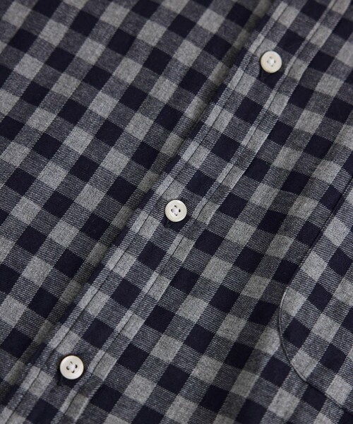 ADAM ET ROPE'(アダムエロペ)の「【INDIVIDUALIZED SHIRTS for SALON】別注フランネルチェックシャツ / グレー(シャツ/ブラウス・レディース・グレー・F)」の17枚目の写真