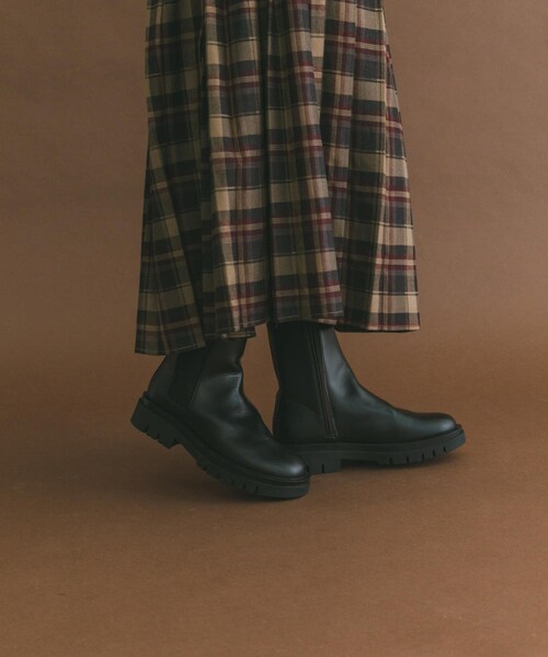 ITEMS URBANRESEARCH(アイテムズ アーバンリサーチ)の「サイドゴアブーツ(ブーツ・レディース・BLK/BRN・S/M/L)」の5枚目の写真