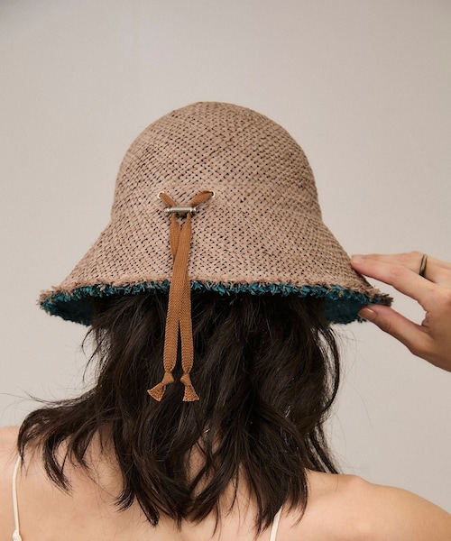 ADAM ET ROPE'(アダムエロペ)の「【La Maison de Lyllis(メゾンドリリス)】 LAPAZ / ラパス(ハット・レディース・キナリ系/ブラウン系・F)」の8枚目の写真