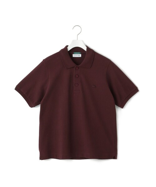 ADAM ET ROPE'(アダムエロペ)の「【LACOSTE for ADAM ET ROPE'】別注 Classic Polo(ポロシャツ・レディース・ブラック/ワイン系/クリーム・36)」の19枚目の写真