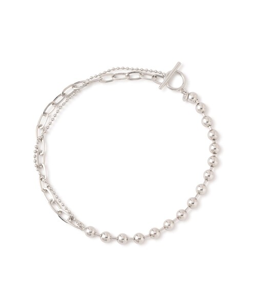 VIS（ビス）の「アソートミックスチェーンネックレス（ネックレス・レディース・ゴールド/シルバー・F）」の11枚目の写真