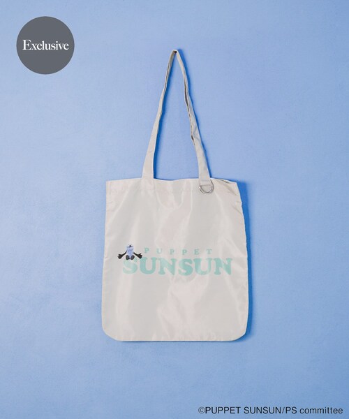 SENSE OF PLACE by URBAN RESEARCH(センスオブプレイスバイアーバンリサーチ)の「『別注』SUNSUN×SENSE OF PLACE トートバッグ(トートバッグ・レディース・GRAY/BLUE/PINK・One)」の2枚目の写真