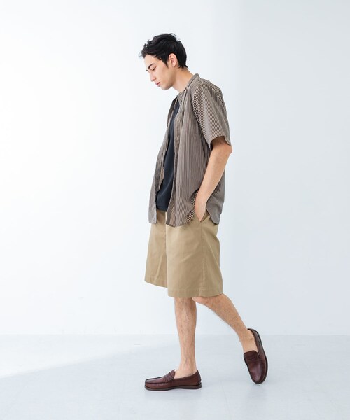 URBAN RESEARCH（アーバンリサーチ）の「PRINT BAND COLLAR SHIRTS（シャツ/ブラウス・メンズ・BLK×BEG/BLK×WHT/NVY×BRN・M/L）」の11枚目の写真
