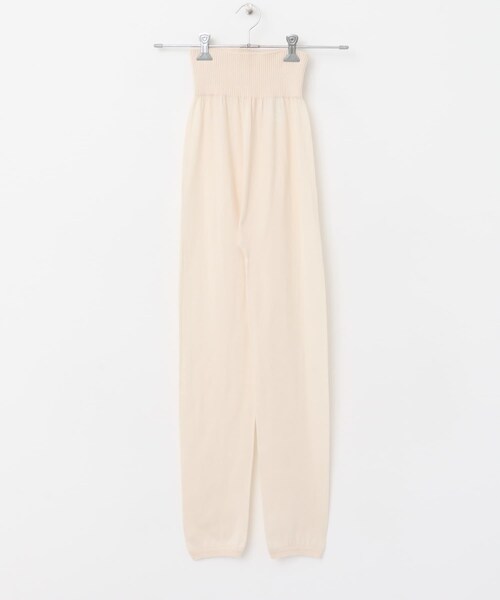 かぐれ（カグレ）の「オーガニックコットンニットレギンス（レギンス/スパッツ・レディース・IVORY/CHARCOAL・FREE/Free）」の3枚目の写真