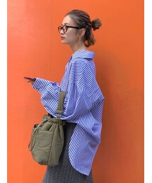 Ungrid | ストライプルーズシャツ(シャツ/ブラウス)