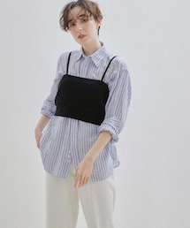 SALON adam et rope' | 【オーガニックコットン】パッド付きチューブトップ-CreamyCotton /クリーミーコットン-(チューブトップ)