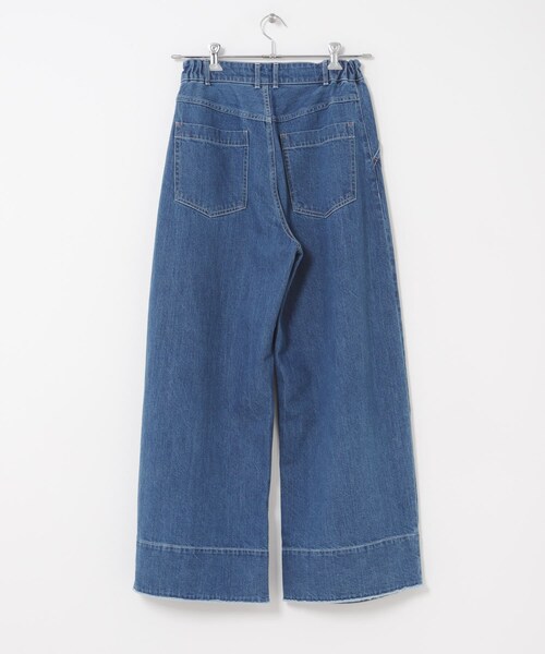 THE GOODLAND MARKET(ザグッドランドマーケット)の「cwtch ORGANIC DENIM WIDEPANTS V(デニムパンツ・レディース・V WASH・1/2)」の7枚目の写真
