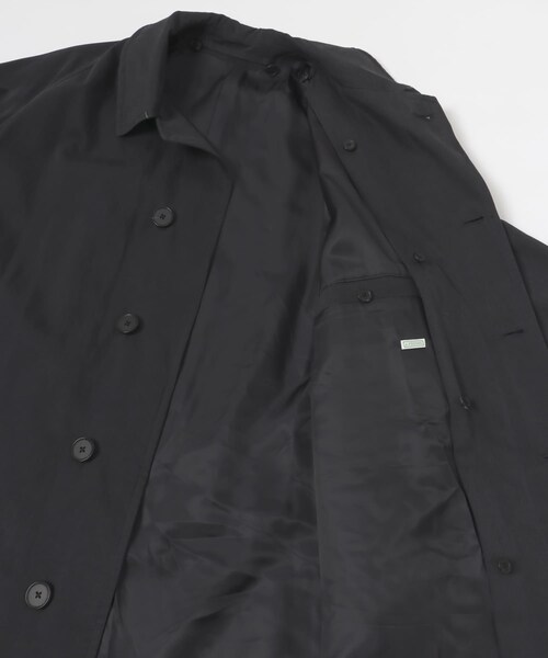 URBAN RESEARCH(アーバンリサーチ)の「A PRESSE Lining Silk Coat(ステンカラーコート・メンズ・NAVY・2/3)」の13枚目の写真