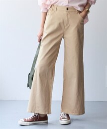 nissen | すごのびストレッチツイルワイドパンツ＜大きいサイズ有＞(パンツ)