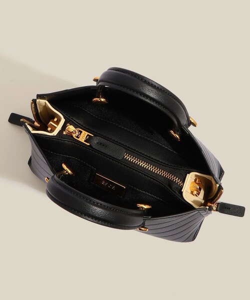 ROPE'（ロペ）の「【E'POR】【数量限定】 Y BAG Mini Emboss【超軽量】（ハンドバッグ・レディース・ブラック/ベージュ・F）」の15枚目の写真