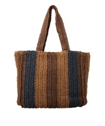 Ungrid | 雑材ストライプカラーバッグ(トートバッグ)