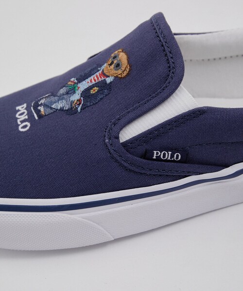 JUNRED（ジュンレッド）の「POLO RALPHLAUREN / Keaton Polo ベア スリップオン スニーカー（スリッポン・メンズ・ネイビー・9.5/8.5/7.5）」の9枚目の写真